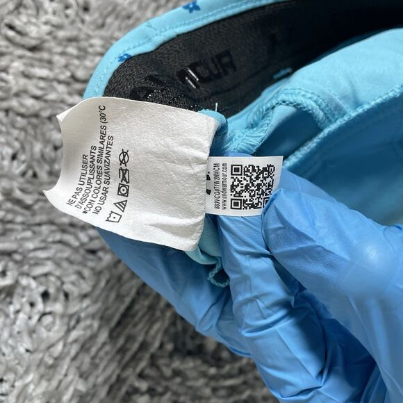 Under Armour Performance Chino Shorts Men’s Size 44 Baby Blue Floral Stretch - Picture 4 of 8